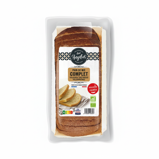 Pain de mie complet tranche
