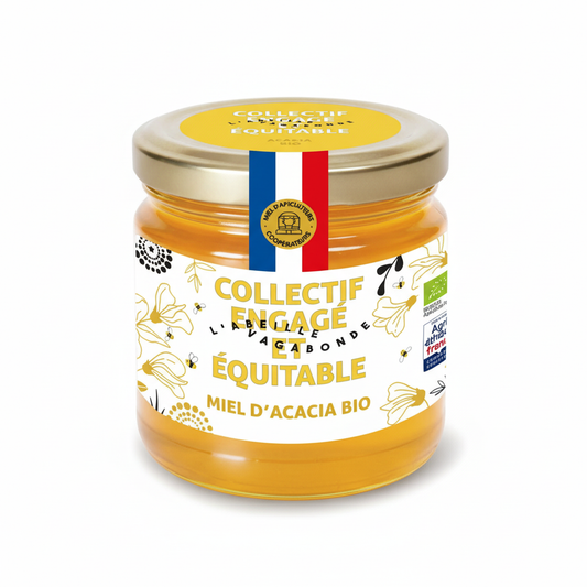 L'ABEILLE VAGABONDE -- Miel d'acacia - france -